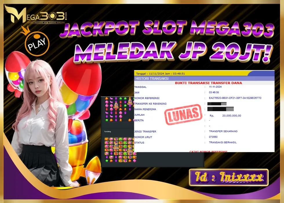 MEGA303 JACKPOT Rp 20.000.000 - LUNAS!!!